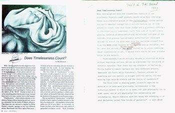San Francisco Art Institute; David Newton Dale (ed.); Bill Berkson - San Francisco Art Institute Journal. Fall/Winter 1990-91