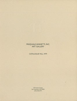 Item #15-7891 Catalogue Fall 1979. Inc Pasquale Iannetti Art Galleries