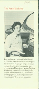 Item #15-7972 The Art of the Book. Clifford Burke.