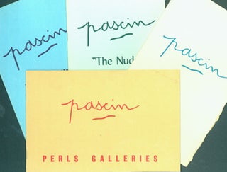 Item #15-8103 Exhibition Catalogues for Jules Pascin shows at Perls Gallery, 1952 - 1962. Jules...