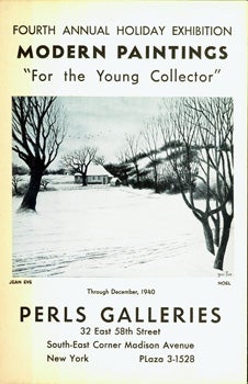 Item #15-8125 Fourth Annual Holiday Exhibition: Modern Paintings "For The Young Collector."...