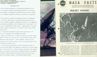 Item #15-8435 NASA Educational Material: NASA Facts, Vol. II, No. 6, Project Ranger. Photograph...