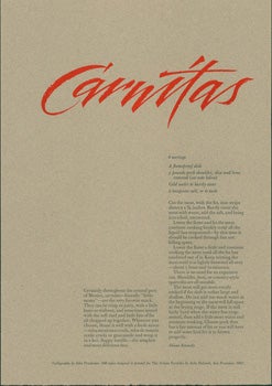 Item #15-8439 Carnitas. Diana Kennedy, Julie Holcomb, The Artists Portfolio, John Prestianni, callig.