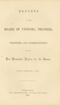 Item #15-8939 Reports Of the Board of Visitors, Trustees, Treasurer and Superintendent of the New...