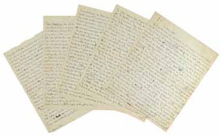 Item #15-8962 5 Autograph Manuscripts Signed; 3 Typescripts with holograph annotations; A...