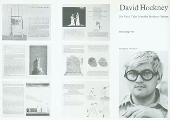 Item #15-9162 David Hockney: Six Fairy Tales from the Brothers Grimm. Petersburg Press, David Hockney.