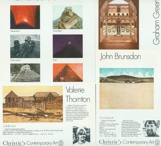 Item #15-9177 Christie's Contemporary Art, London. Christmas Collection, March 1976. Christie's...