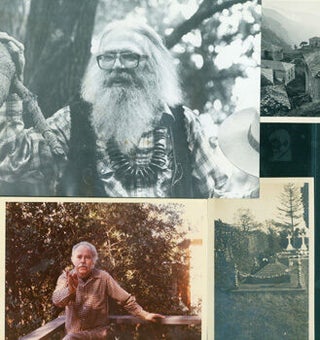 Item #15-9524 Photographs of Wright Morris, William Everson (Brother Antonius), Gravesite of Bret...