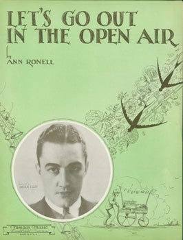 Item #15-9531 Let's Go Out In The Open Air. Famous Music Corp., Ann Ronell, New York