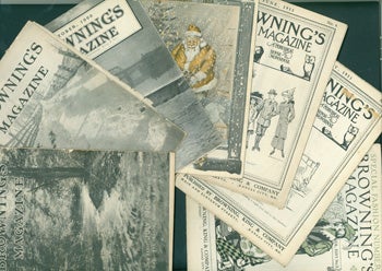 Item #15-9608 Browning's Magazine: A Periodical of Fashions and Fancies. Assorted issues from 1906 - 1913. King Browning, Co, New York.