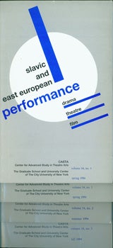 Item #15-9676 Slavic And East European Performance. Vol. 14, no. 1 - 3, Spring, Summer & Fall...