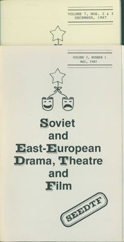Item #15-9683 Soviet And East-European Drama, Theatre, and Film. Vol. 7, no. 1 - 3, May &...