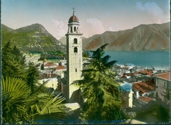 Postkartenverlag Engelberger (Stansstad, Nidwalden, Switzerland) - Switzerland: St. Moritz - Lugano. (10 Color Post Cards in Portfolio Case)