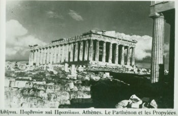  - Ten Post Cards, B&W Photographs of Ancient Ruins in Athens