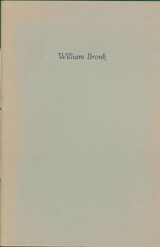 Item #16-0568 The Stance. Original First Edition. One of 225 copies. William Bronk