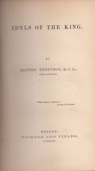Item #16-1185 Idyls Of The King. Alfred Tennyson