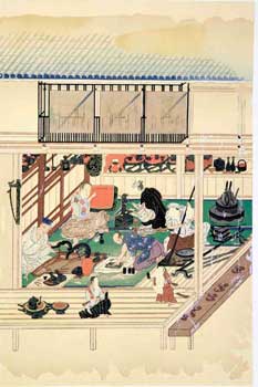 Item #16-2699 Pl. 3 of 9 in a Tosa Trades (Occupations) portfolio. Japanese Ukiyo-e Artist