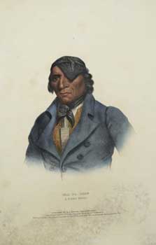Item #16-2781 Waa-Pa-Shaw, a Sioux Chief from History of the Indian Tribes of North America....
