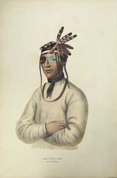 Item #16-2788 CAA-TOU-SEE / AN OJIBWAY from History of the Indian Tribes of North America....