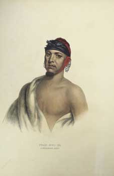 Item #16-2791 PEAH-MUS-KA / A MUSQUAKEE CHIEF. from History of the Indian Tribes of North America. (First edition). Thomas L. McKenney, James Hall, James Otto Lewis, Authors, Artist.
