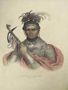 Item #16-2803 KI-ON-TWOG-KY or CORN PLANT / A SENECA CHIEF. / from History of the Indian Tribes...