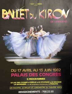 Item #16-2815 Ballet du Kirov de Leningrad. Ballet du Kirov de Leningrad, Louis Janssens, artist.
