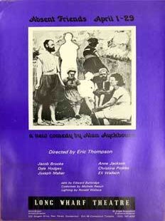 Item #16-2871 Absent Friends. a New Comedy by Alan Auckbourn. Alan Auckbourn, Eric Thompson,...
