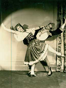 Col. W. de Basil's Ballets Russes - Olga Morosova and Roman Jasinsky in the Tarantella Dance from Boutique Fantasque, I.