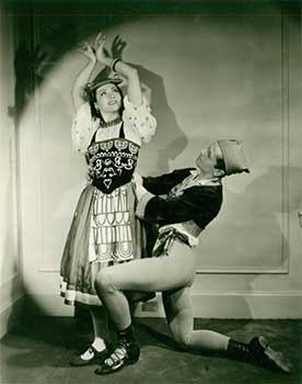 Col. W. de Basil's Ballets Russes - Olga Morosova and Roman Jasinsky in the Tarantella Dance from Boutique Fantasque, V.