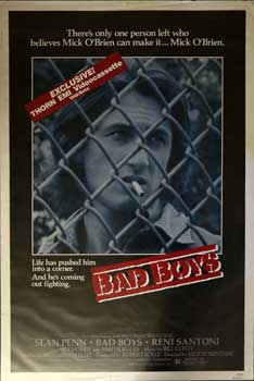 Item #16-2911 Original Movie poster for Bad Boys. Sean Penn