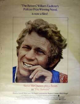 Item #16-2912 Original Movie poster for The Reivers. Steve McQueen, William Faulkner, Actor, author.