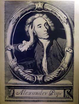 Item #16-2958 Poster Portrait of Alexander Pope. Private Eye
