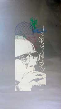 Item #16-2992 Poster for Thonet Recognizes R. Buckminster Fuller, 1895-1983. R. Buckminster Fuller