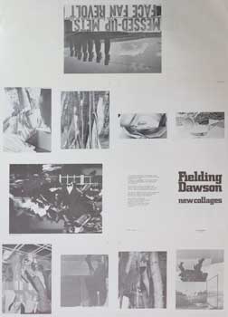 Item #16-3009 Poster for Fielding Dawson, New Collages. Fielding Dawson