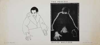 Item #16-3058 The Process [unfolded cover art]. Peter MELTZER Le Blanc, David, Artist.