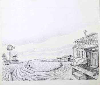 Miller, Charles Dean (attrib.) - A Prairie Farm