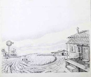 Item #16-3088 A Prairie Farm. Charles Dean Miller, attrib