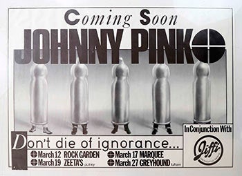 Pinko, Johnny - Coming Soon: Johnny Pinko in Conjunction with Jiffi Contraceptive Sheaths