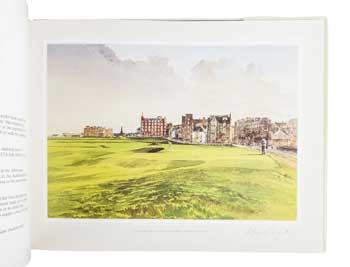 Reed, Kenneth (artist) and Keith Mackie (author) - A Portfolio of Twelve Fine Art Prints from the Watercolour Paintings by Kenneth Reed Frsa of the Royal Ancient Golf Club of St. Andrews - Members Edition - Each Print Signed