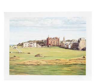 Item #16-3235 The Old Course. St. Andrews. Signed. Graeme W. Baxter.
