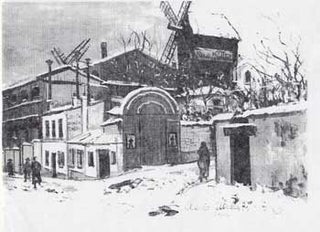 Item #16-3308 Art Dealers endeavoring to sell Maurice Utrillo; "Le Moulin de la Galette sous la...