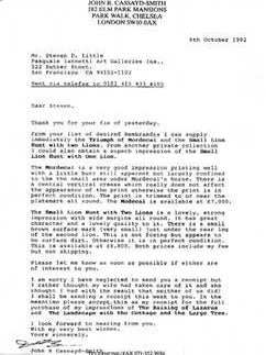 Item #16-3318 Art Dealers endeavoring to sell each other various etchings by Rembrandt. John...