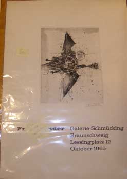 Item #16-3336 Oiseau/Vogel. Original Etching Exhibition poster. Signed. Johnny Friedlaender, 1912- 1992.