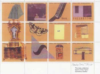 Item #16-3399 Islam de Ephemera - Dada Collection "Commemorative Stamps." Sandra Ortiz Taylor.