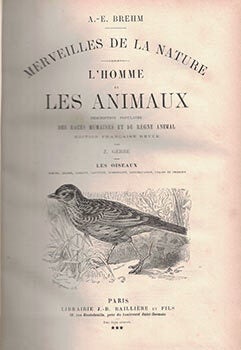 Item #16-3407 Merveilles de la nature. L'homme et les animaux. Description populaire des...