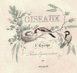 Item #16-3415 Histoire naturelle des oiseaux d'Europe.. Première partie. Passereaux [all...