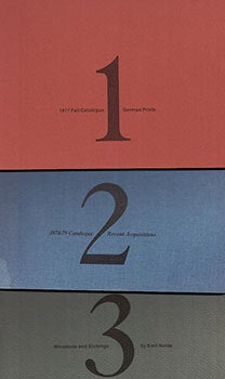 Item #16-3459 Catalogues of German Expressions Graphic Artists. (A run of 9 numbers). Alice Adam