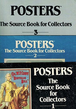 Item #16-3462 Posters. Source Books for Collectors. Vols. 1, 2, 3. Original editions. Jack Rennert