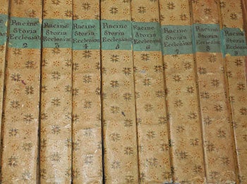 Item #16-3469 Storia ecclesiastica: divisa per secoli: con riflessioni. Complete in 21 volumes. Original editions. Bonaventure Racine.