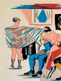 Item #16-3508 Escales. First edition. Signed. Unique copy with original art by André Lhote. JEAN...